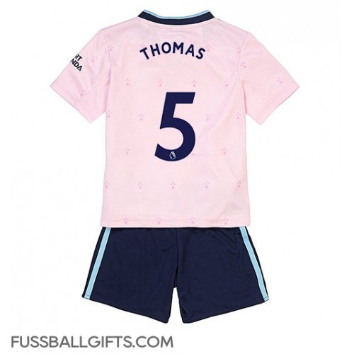 Arsenal Thomas Partey #5 Fußballbekleidung 3rd trikot Kinder 2022-23 Kurzarm (+ kurze hosen)